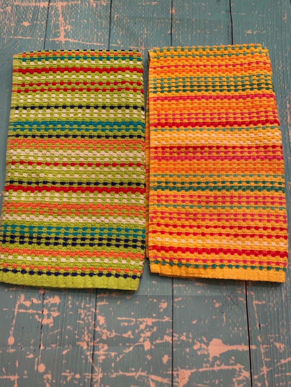 Mainstays Multicolor Kitchen Towels—Set of Two